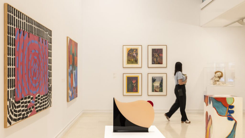 Varias artistas, El poder con que saltamos juntas, vista de exhibición. Cortesía del Institut Valencià d’Art Modern