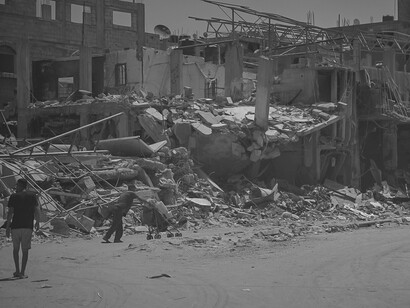 Once home to a million people, Gaza City now stands shattered by weeks of bombardment