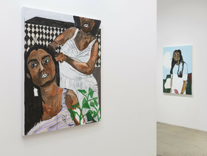 Shirley Villavicencio Pizango. Digging a Hole to the Surface, installation view. Courtesy of Steve Turner