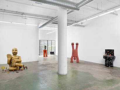 Stanley Edmondson, Santley's playground, exhibition view. Courtesy of Nicodim Gallery