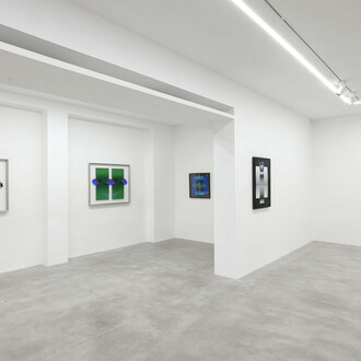Alberto Biasi, Polytypes, exhibition view. Courtesy of Dep Art Gallery