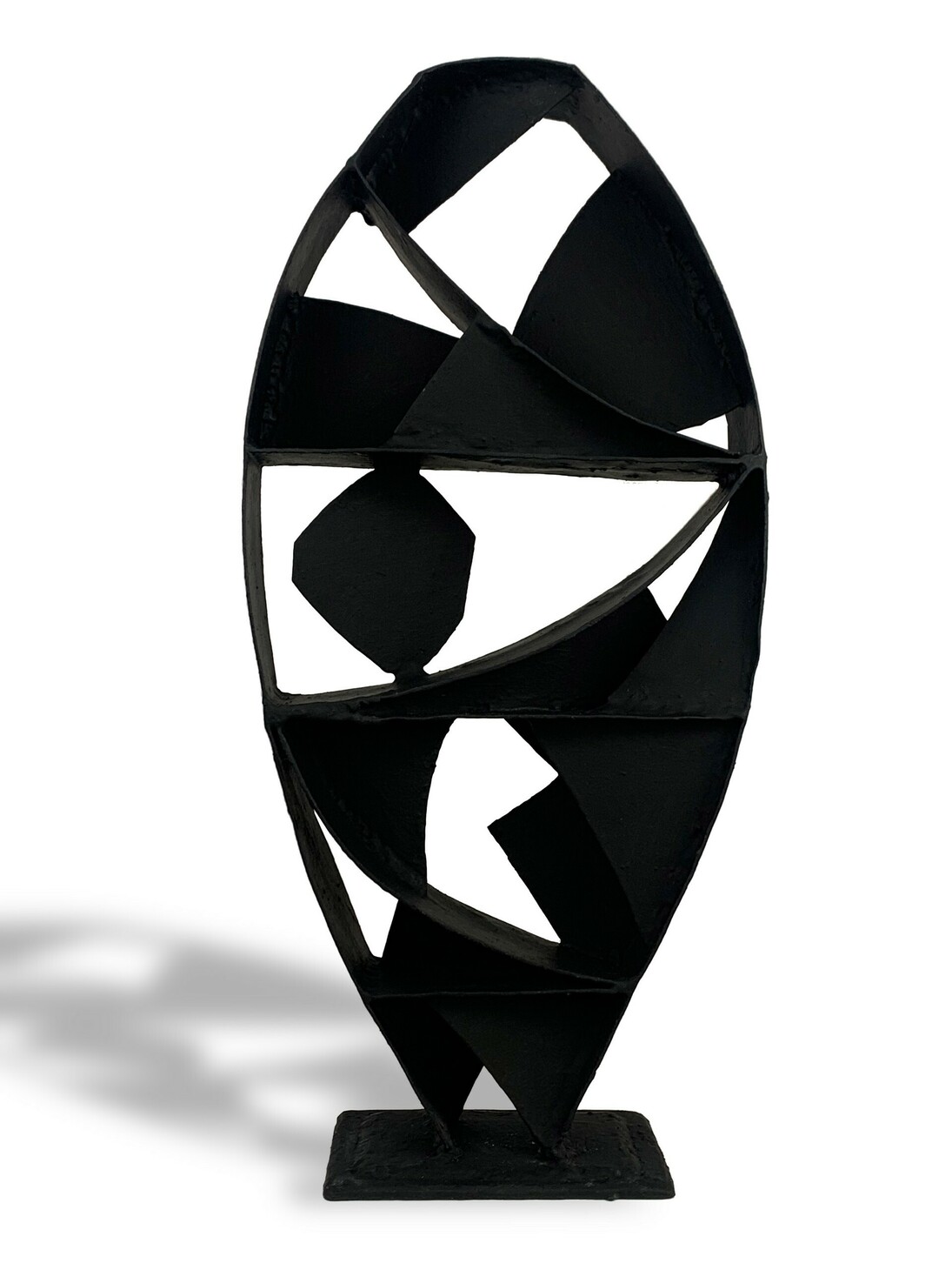 David Hayes, Ventana, painted, welded steel, 22x11x4.25 in