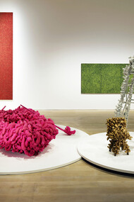 Installation view: STARS: Six Contemporary Artists from Japan to the World, Mori Art Museum, Tokyo, Yayoi Kusama, 2020 © Takayama Kozo