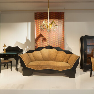 Czech cubism, exhibition view. Courtesy of the Museum of Decorative Arts