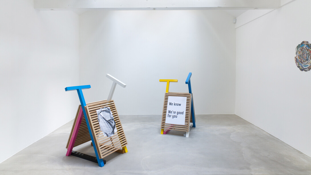 A is for Analogue, exhibition view. Courtesy of the artists and narrative projects, London.
