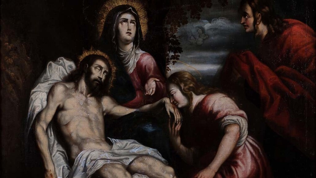 Anónimo, La piedad, s. XVII. Cortesía del Museo Pedro de Osma