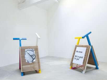 A is for Analogue, exhibition view. Courtesy of the artists and narrative projects, London.
