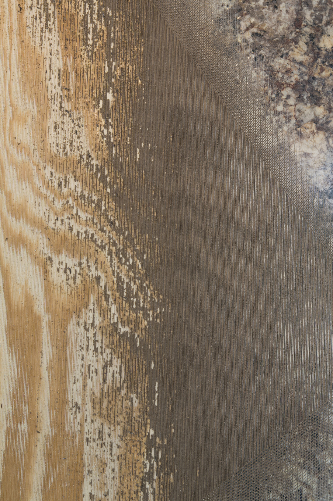 Michael DeLucia, Abe Lincoln or The Virgin Mary, 2014, High pressure laminate on plywood, 243,84 x 121,92 x 4 cm (96 x 48 x 1 5/8 in.), Courtesy Michael DeLucia & Galerie Nathalie Obadia Paris / Brussels © We Document Art