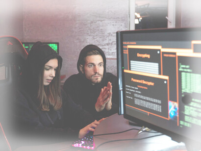 Hackers using a password encryption breaking program