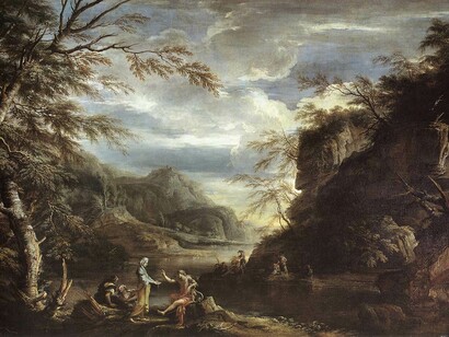 Salvator Rosa, River Landscape