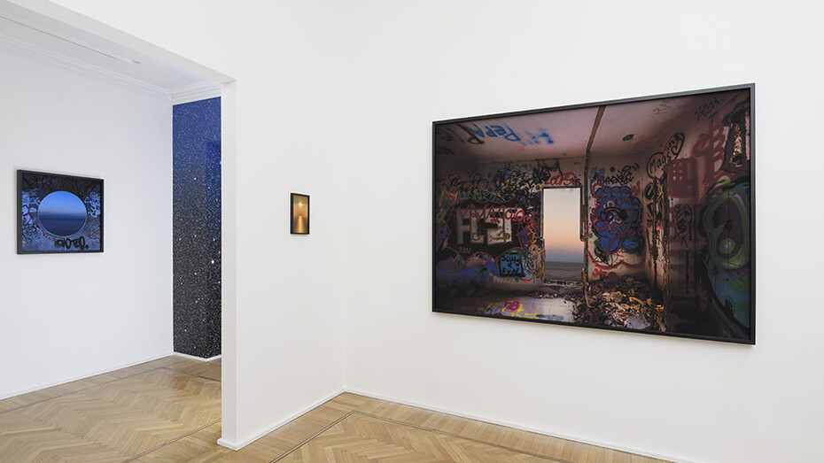 Giovanni Ozzola, Il cielo dentro, vista della mostra. Cortesia di Galleria Continua