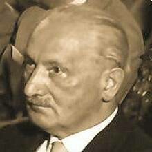 Martin Heidegger nel 1960