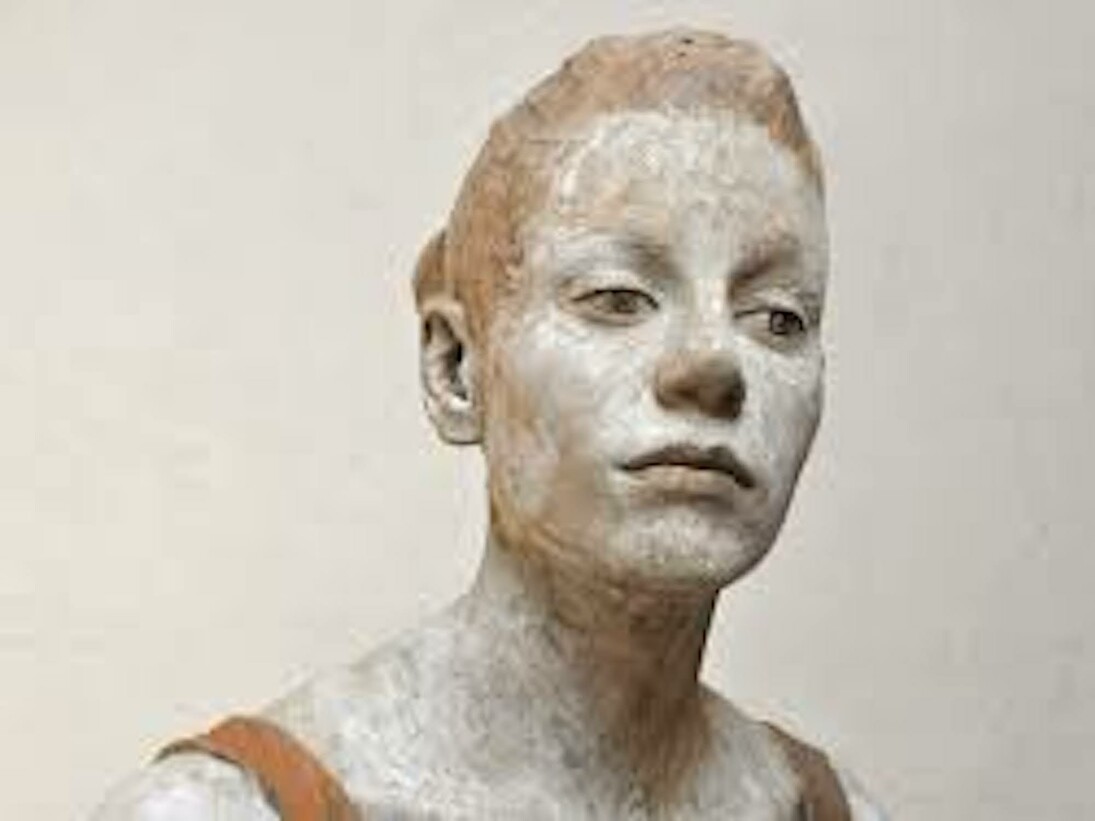Bruno Walpoth, "Why not?" (dettaglio), legno policromo, 2015, Courtesy l’artista