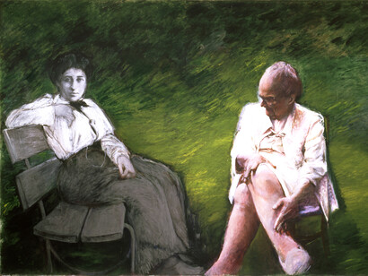 May Stevens, Forming the Fifth International, 1985. (c) May Stevens; Courtesy of the artist and Ryan Lee, New York