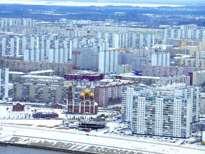 The city of Nizhnevartovsk, northern West Siberia © Ivan Shapovalov (Tomsk, Russia)                         