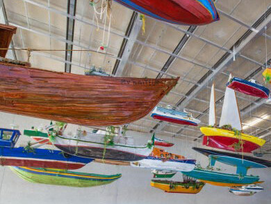 Hew Locke, For Those in Peril on the Sea, 2011. Collection Pérez Art Museum Miami, museum purchase with funds from the Helena Rubinstein Foundation Challenge Grant. Reproduced with the permission of the artist.
Photo by Daniel Azoulay.