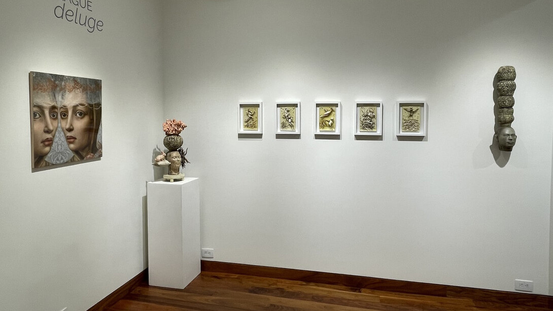 Lisa Clague, Deluge, exhibition view. Courtesy of Momentum Gallery