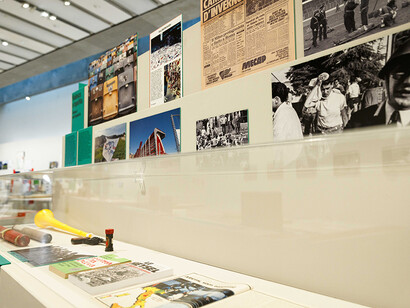 Stadi, Architettura e mito, vista della mostra. Per gentile concessione del Maxxi