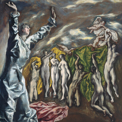 El Greco (Domenikos Theotokopoulos). The Vision of Saint John, about 1609–14. The Metropolitan Museum of Art, New York, Rogers Fund, 1956