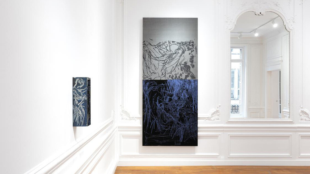 Nick Mauss, In this time, vue de l’exposition. Avec l’aimable autorisation de la galerie Chantal Crousel