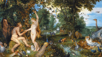 Peter Paul Rubens y Jan Brueghel el viejo, El jardín del Edén con la caída del hombre
