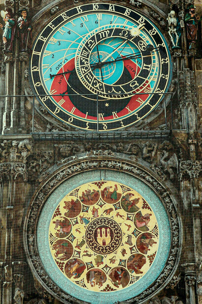 Relojes astrales en Praga, República Checa