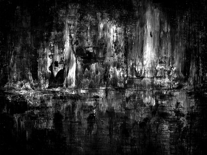 Purgatory. #0133 anno 2010. Acrilico su mdf. Cm 50 x 50. 
