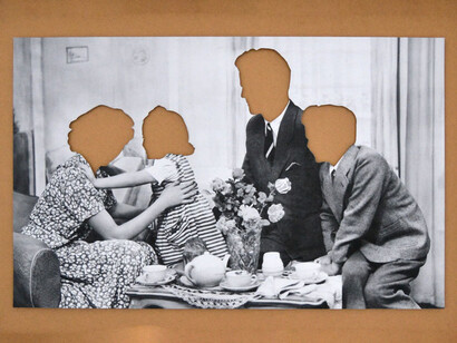 Feldmann is a compulsive collector of found images