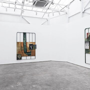 Biraaj Dodiya, Grid for a disappearance, exhibition view. Courtesy of Experimenter