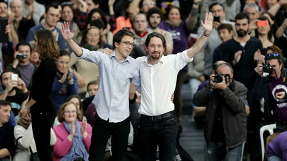 Pablo Iglesias e Íñigo Errejón