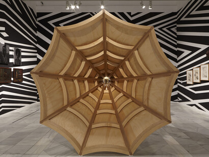 Vista de sala con obra de Brook Andrew. Fotografía: Joaquín Cortès/Román Lores. Museo Nacional Centro de Arte Reina Sofía, 2014