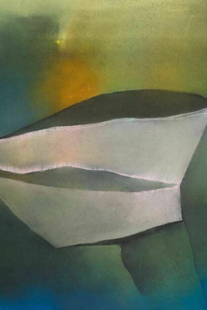 David Blackburn, Leaves at High Moorland, 2007, pastel, 51 x 65 cm, 201⁄8 x 255⁄8 in