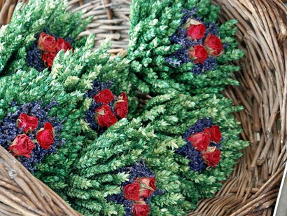 Cesto di fiori secchi, ph A.M. Speltra