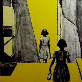 Expo Valparaíso: «Niñas», acrílico sobre tela