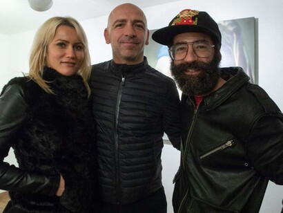 Will Barras And Andrea Ravo Mattoni. Courtesy of Galo Art Gallery