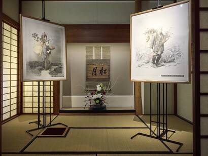 Hanauri. Il Giappone dei venditori di fiori, vista della mostra. Per gentile concessione del Museo d’Arte Orientale
