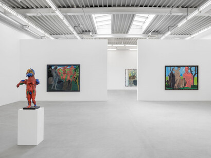 Markus Lüpertz, Exhibition view. Courtesy of Almine Rech gallery
