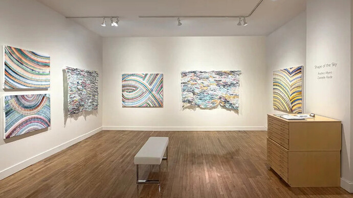 Andrea Myers and Danielle Riede, Shape of the sky, exhibition view. Courtesy of K. Imperial Fine Art