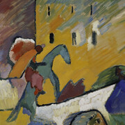 Vassily Kandinsky, Improvisation 3 (détail), 1909. Avec l'aimable autorisation du Centre Pompidou Málaga
