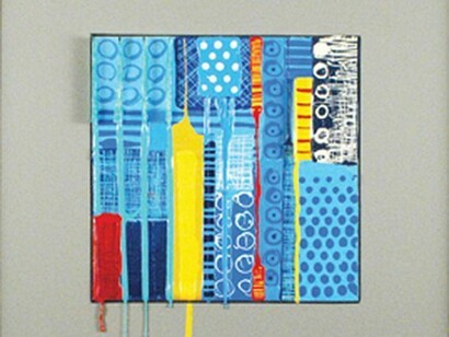 Russell West, Number 3, oil on marine ply, 68 cm x 68 cm