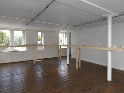 Shio Kusaka, Installation view at Greengrassi, London, 2014, Photo: Marcus Leith. Courtesy of greengrassi, London