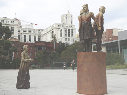 Memorial for the “comfort women” in San Francisco, USA 