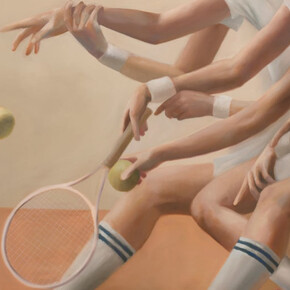 Holly Lowen, Triples, 2024. Courtesy of Simchowitz Gallery