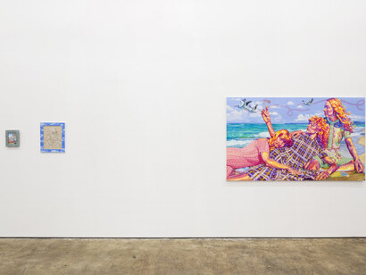 Hannah Lupton Reinhard, Are we here yet? Exhibition view. Courtesy of Rusha & Co. 