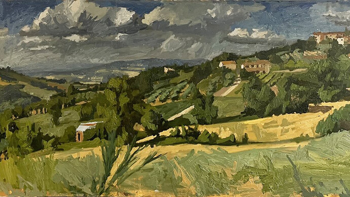 Blake Morgan, Italy 3 (detail). Courtesy of Bowery Gallery