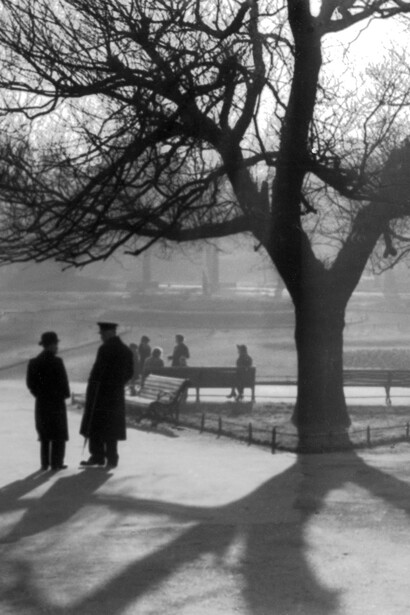 Frank Browne, Evening Shadows, Saint Stephen's Green, Dublin, 1932