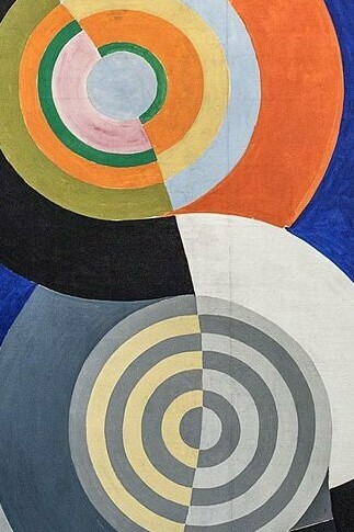 "Ritmo n°2, decoración para el salón de las Tullerías", óleo sobre lienzo, Robert Delaunay, 1938