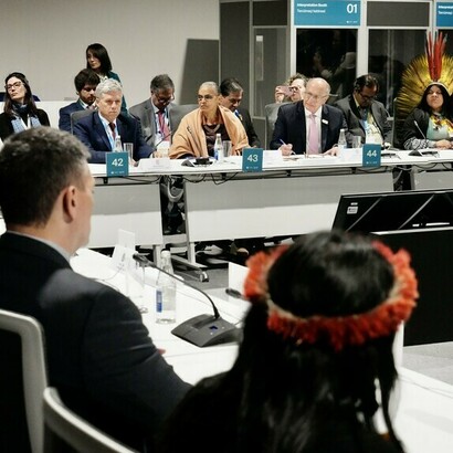 Meeting between political representatives and members of the civil society during COP29 in Baku, Azerbaijan