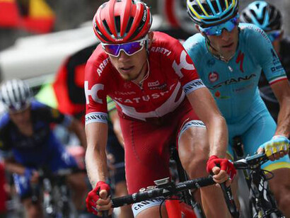 Ilnur Zakarin e Vincenzo Nibali in una fase della fuga