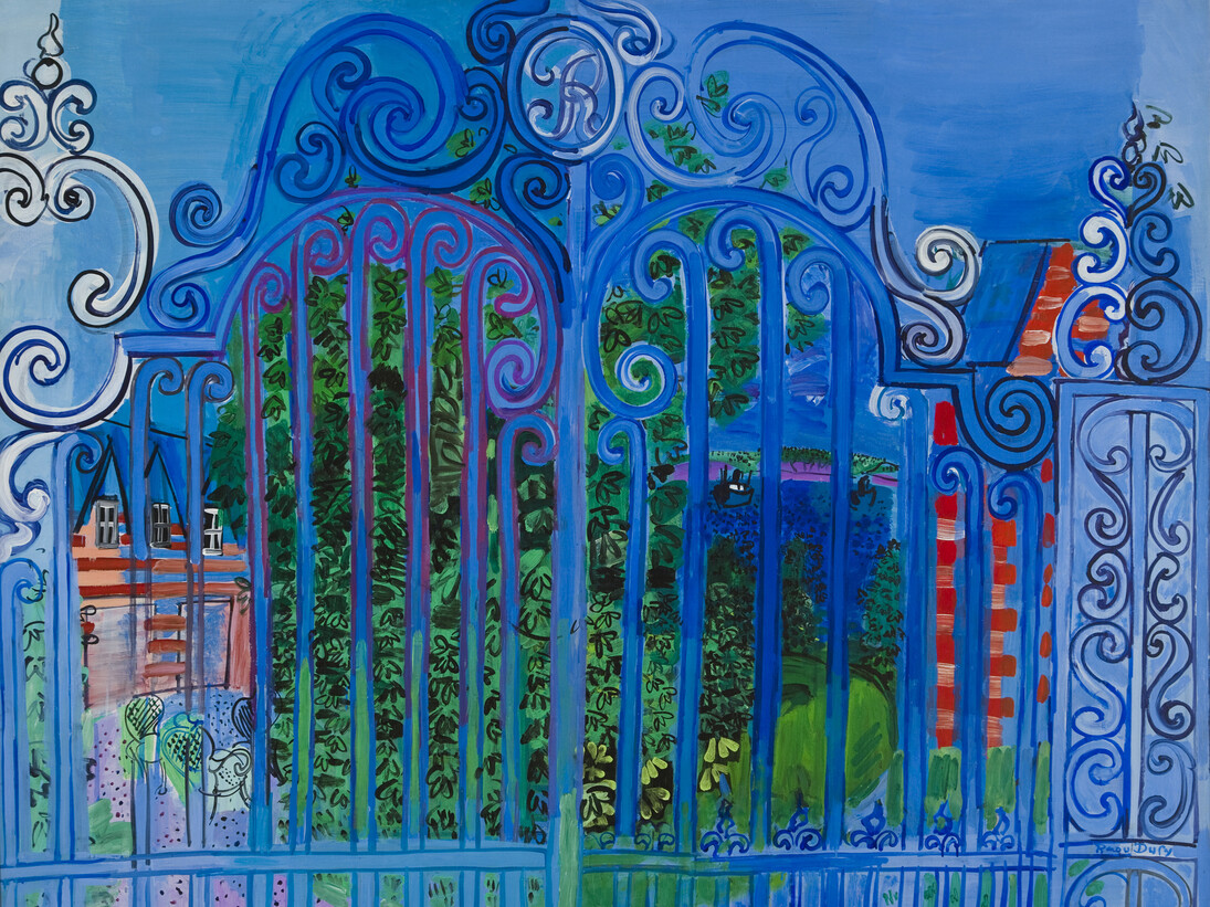 Raoul Dufy, La reja, 1930, óleo sobre lienzo, 130,2 x 162,5 cm. Colección privada, Suiza ©Raoul Dufy / VEGAP / Madrid, 2015